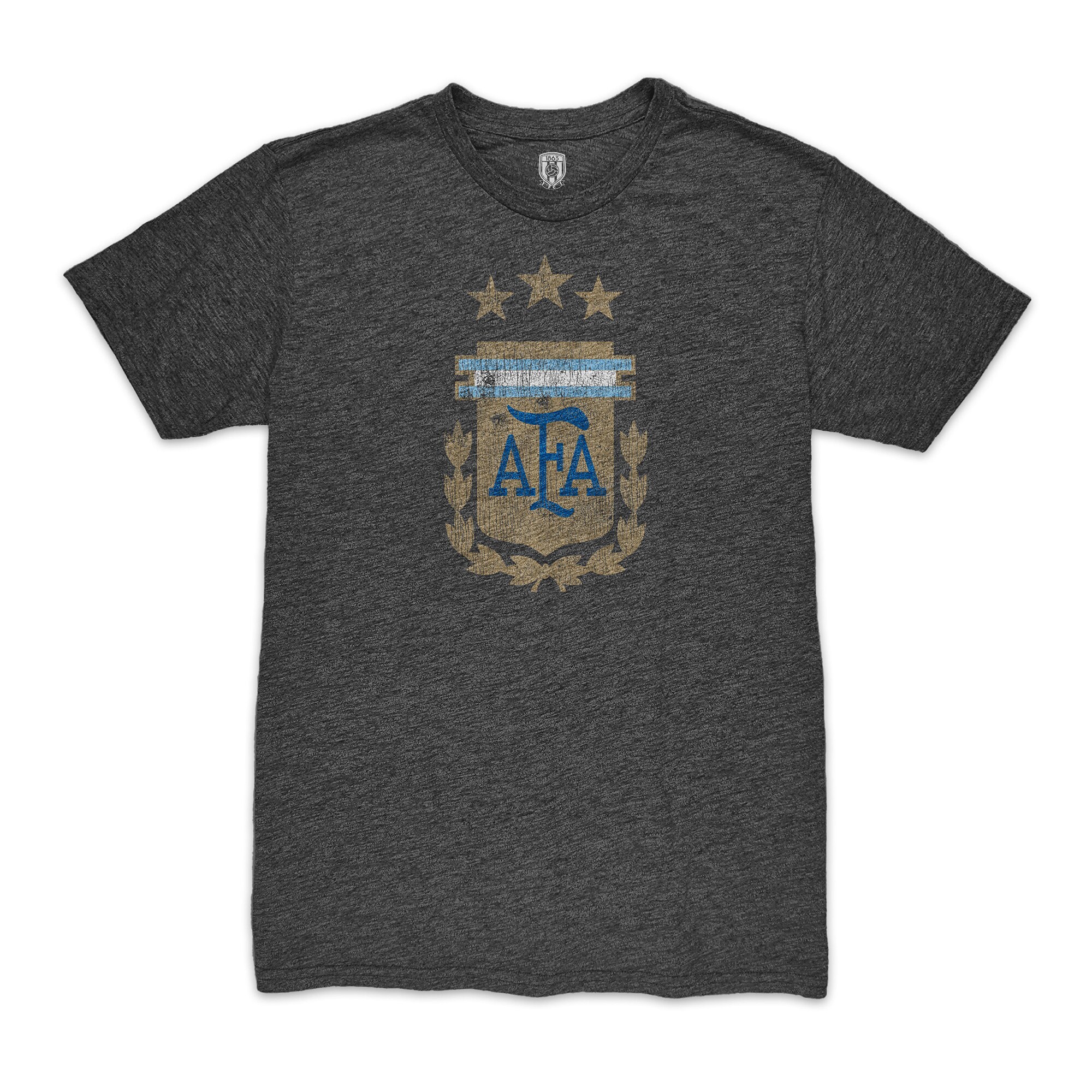 Shop alejandro garnacho argentina national team 1863fc player vintage tri-blend t-shirt – black – Austria National Team T-Shirts and Jerseys