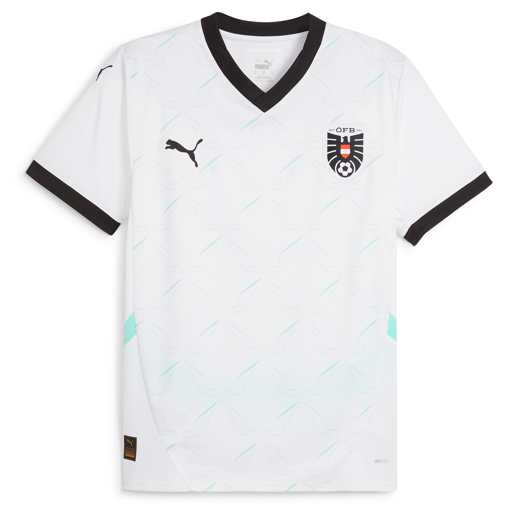 Shop austria national team puma 2024 away replica jersey – white – Austria National Team T-Shirts and Jerseys