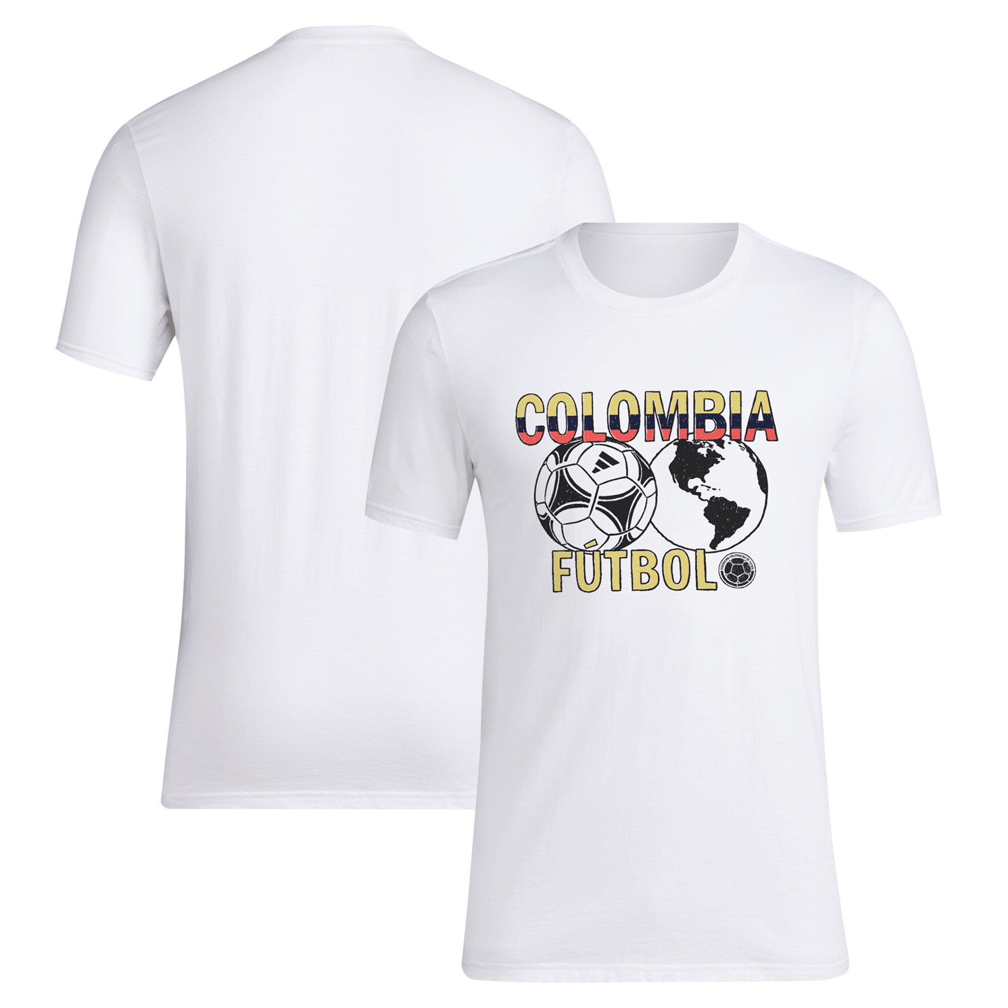 Shop colombia national team adidas around the world t-shirt – white – Austria National Team T-Shirts and Jerseys
