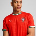 Shop cristiano ronaldo portugal national team puma 2025 home replica jersey – red – Austria National Team T-Shirts and Jerseys