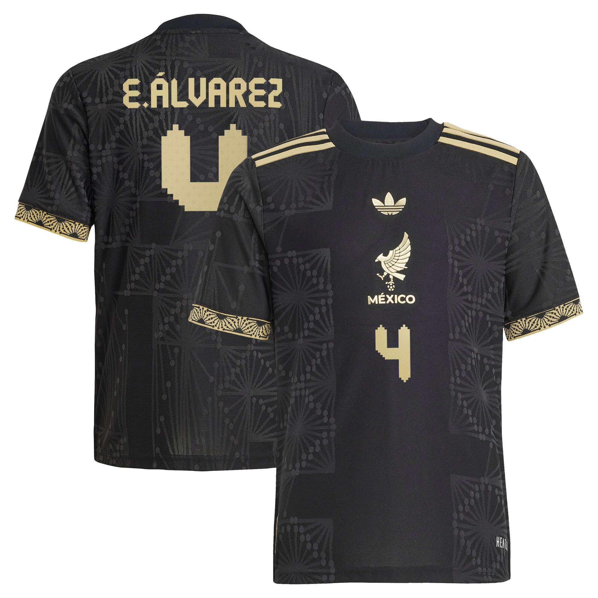 Shop edson alvarez mexico national team adidas youth 2025 third authentic player jersey – black – Austria National Team T-Shirts and Jerseys