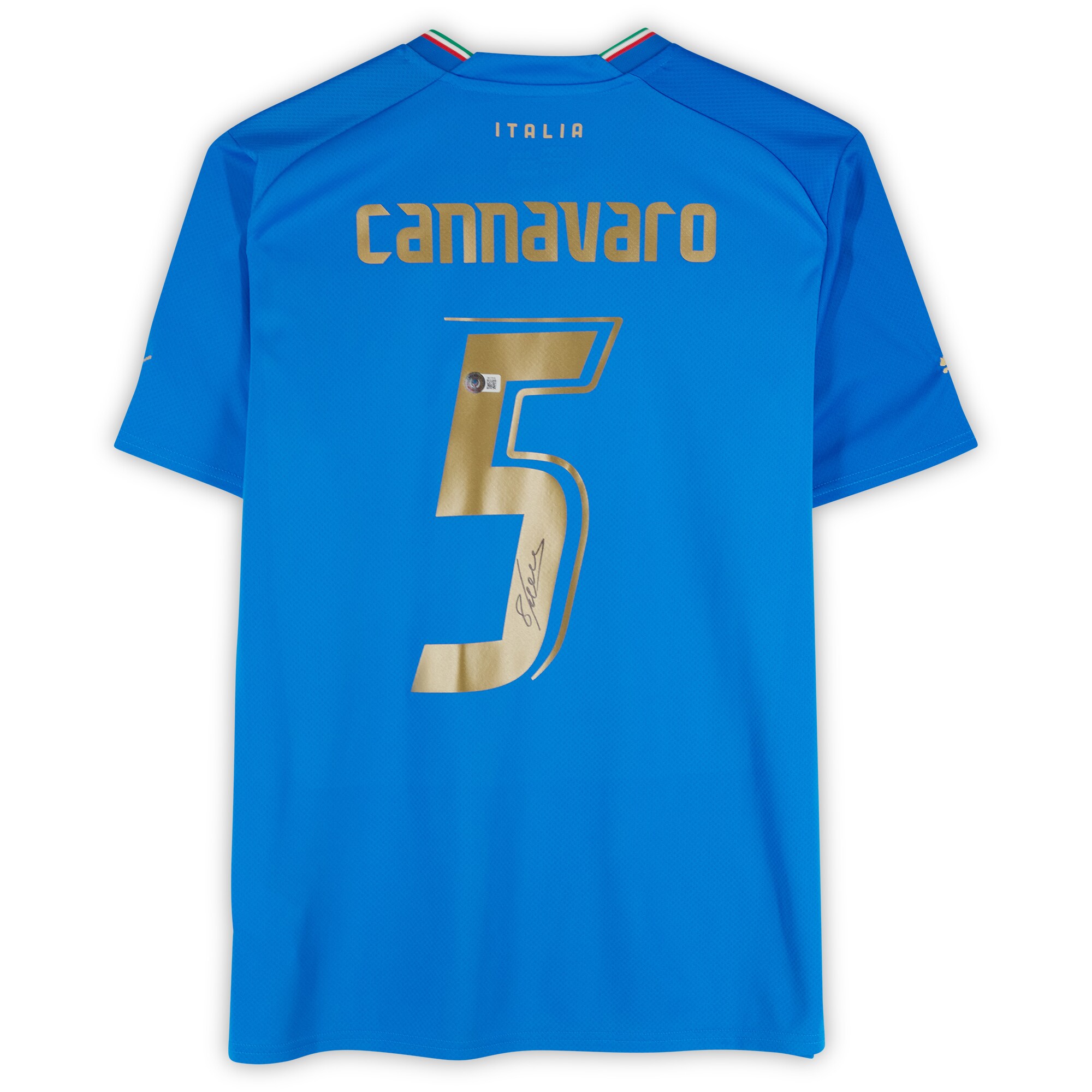 Shop fabio cannavaro italy national team autographed fanatics authentic 2022-23 blue home puma jersey – bas – Austria National Team T-Shirts and Jerseys