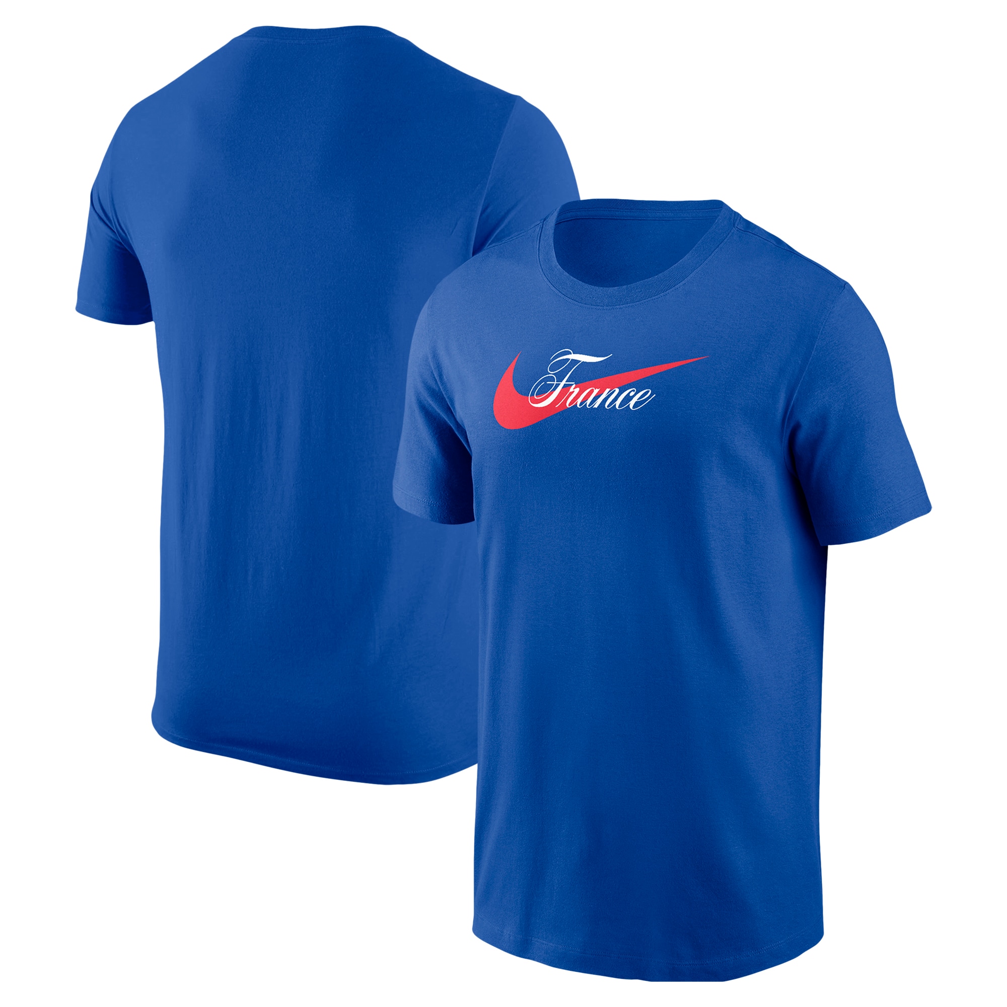 Shop france national team nike team wordmark swoosh core t-shirt – royal – Austria National Team T-Shirts and Jerseys