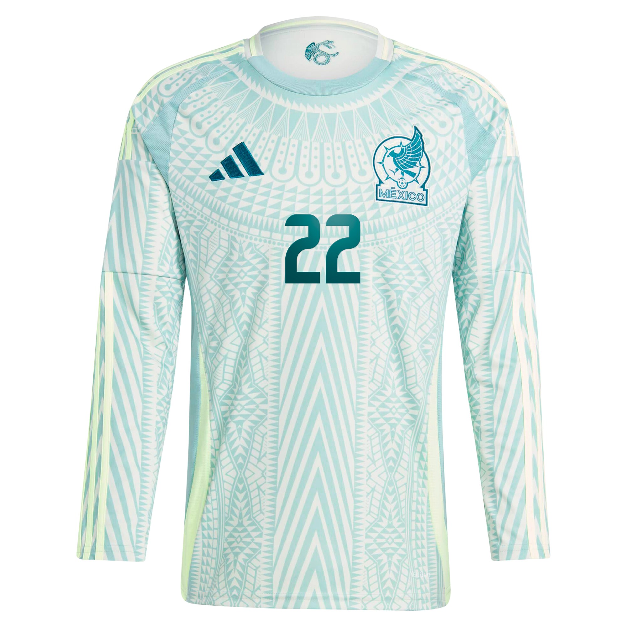 Shop hirving lozano mexico national team adidas 2024 away replica player long sleeve jersey – green – Austria National Team T-Shirts and Jerseys