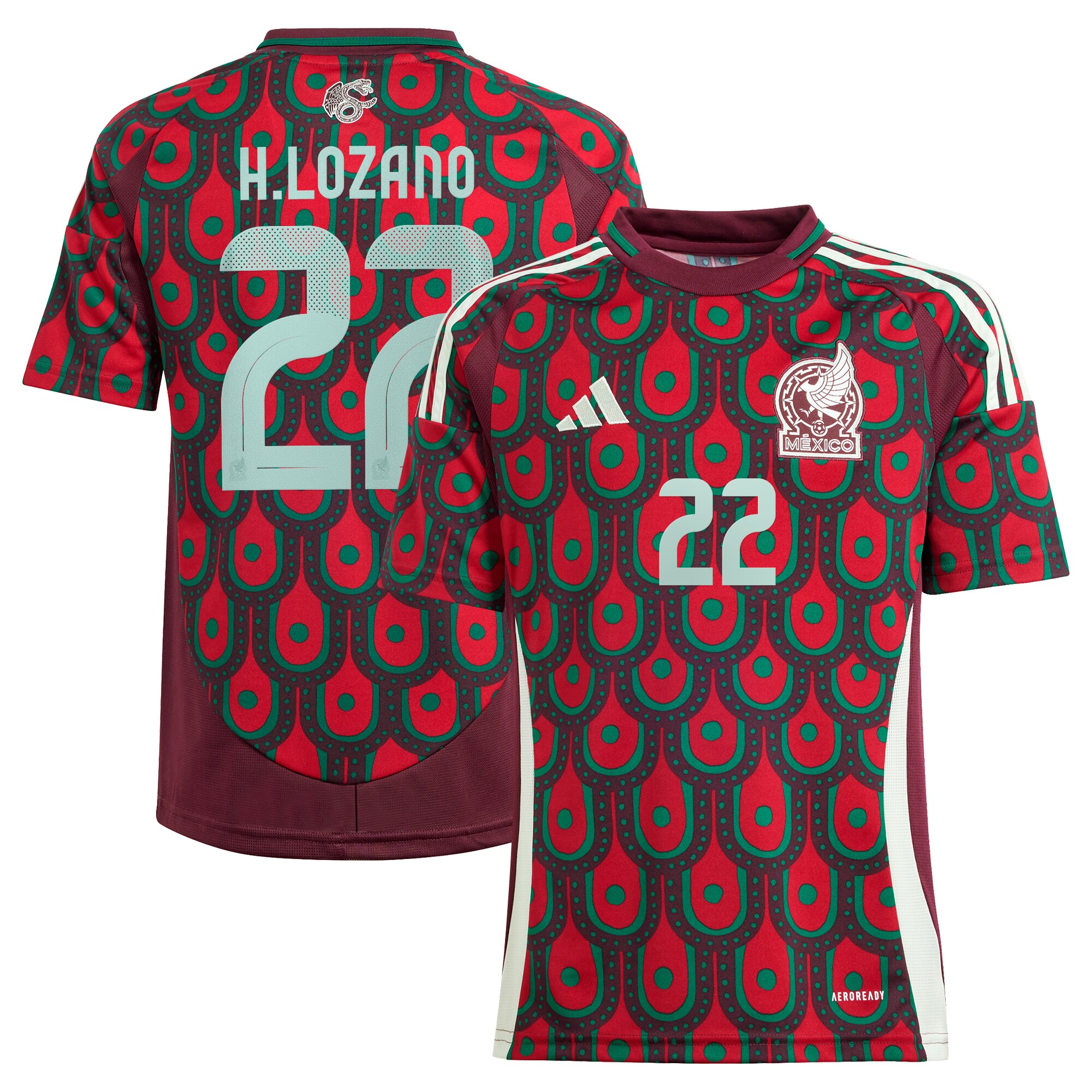 Shop hirving lozano mexico national team adidas youth 2024 home replica player jersey – green – Austria National Team T-Shirts and Jerseys