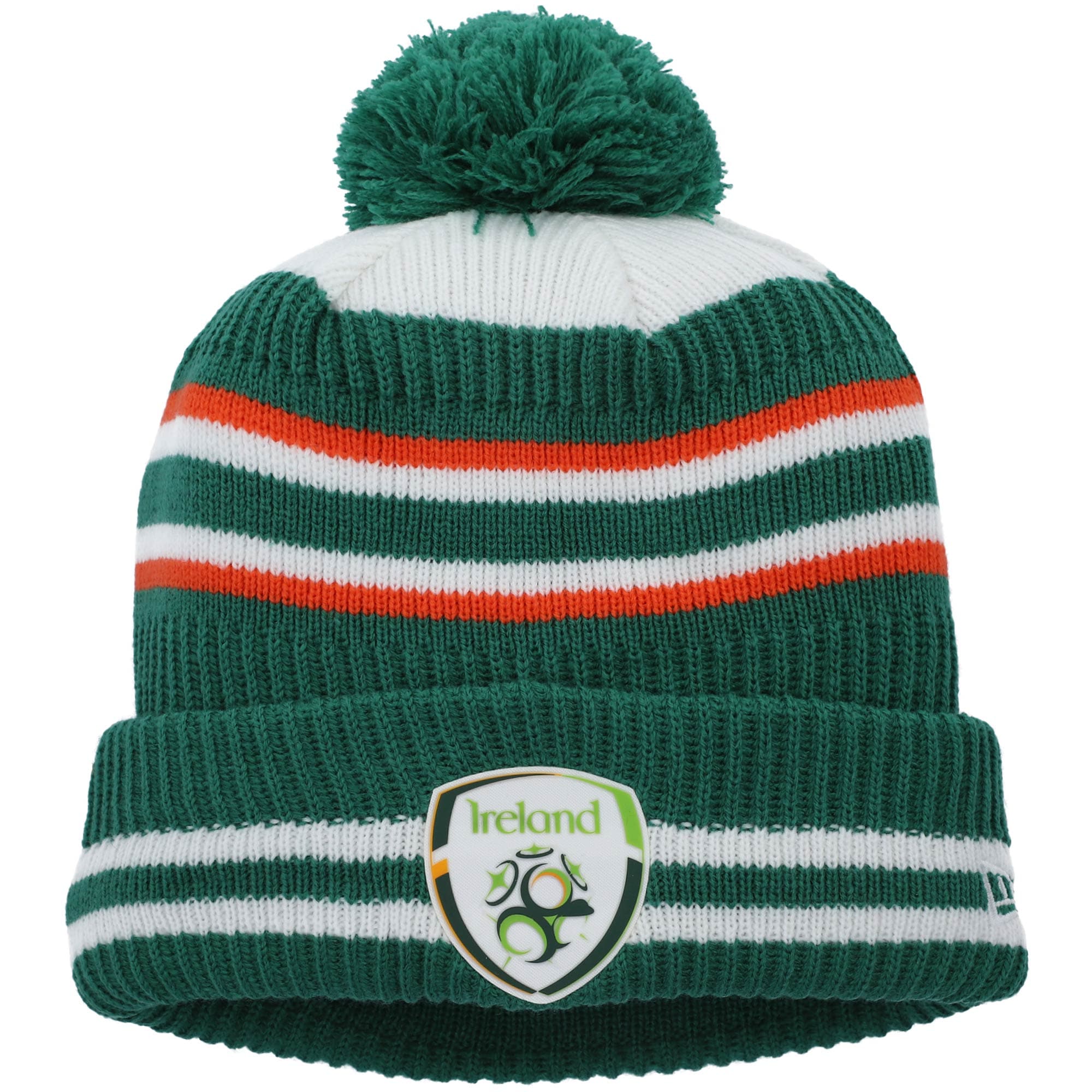 Shop ireland national team new era bobble fleece cuffed knit hat with pom – green – Austria National Team T-Shirts and Jerseys