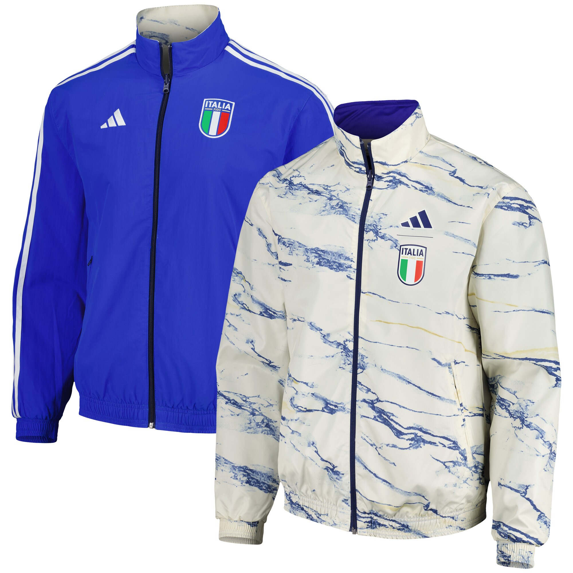Shop italy national team adidas team logo anthem reversible full-zip jacket – white – Austria National Team T-Shirts and Jerseys