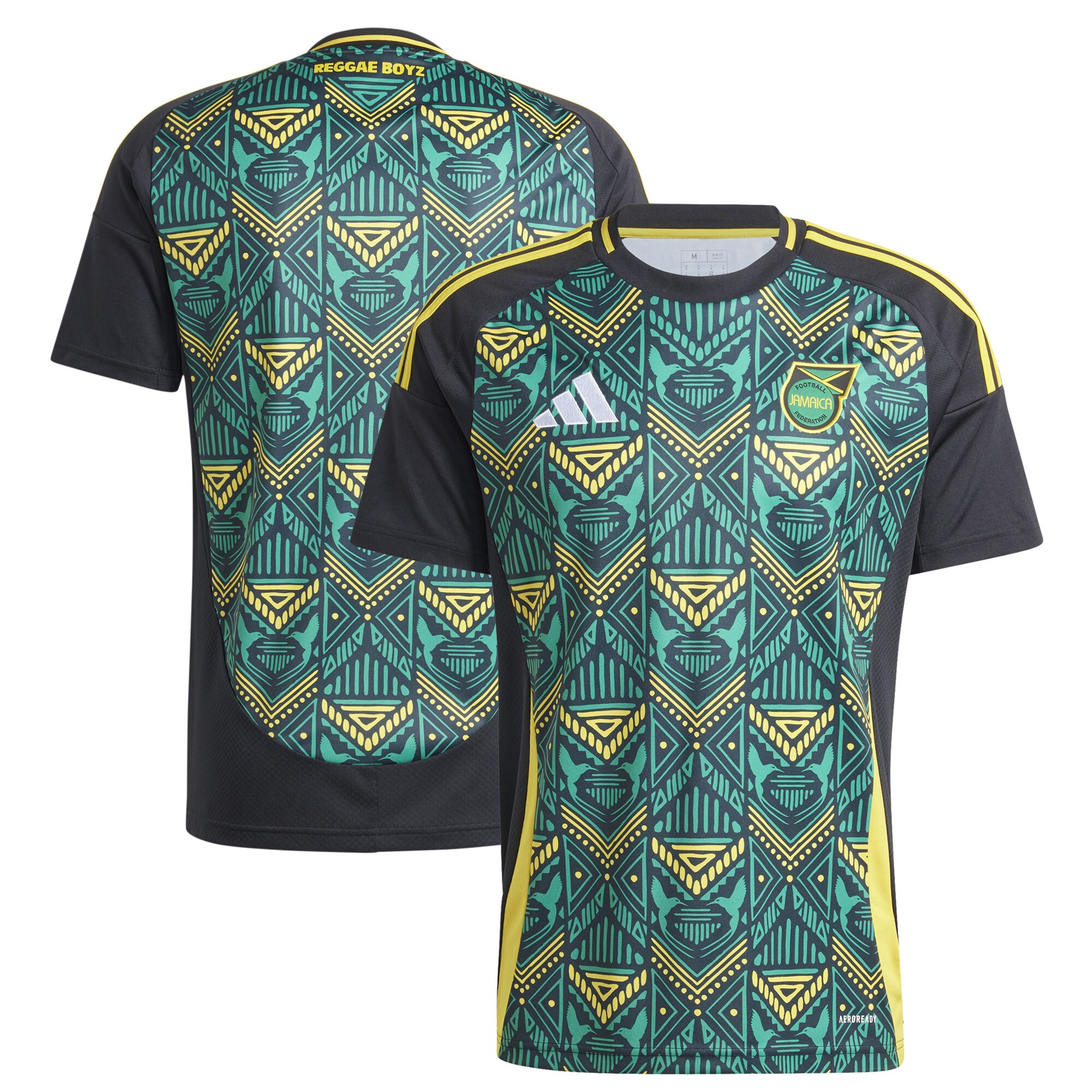 Shop jamaica national team adidas 2024 away replica jersey – black – Austria National Team T-Shirts and Jerseys