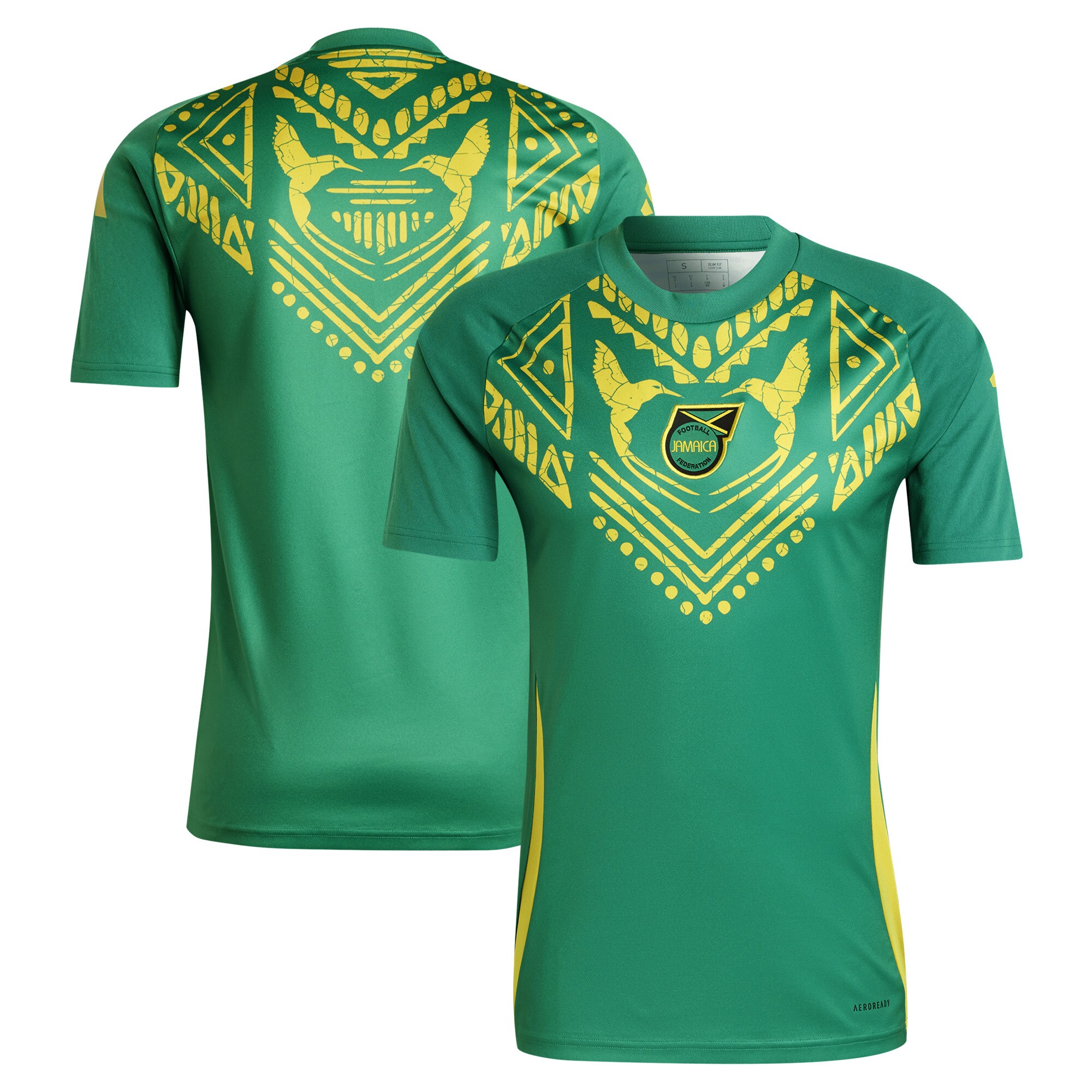 Shop jamaica national team adidas 2024 pre-match top – green – Austria National Team T-Shirts and Jerseys