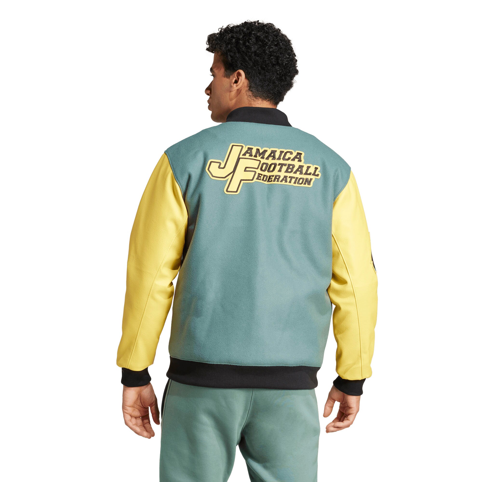 Shop jamaica national team adidas varsity pack full-snap jacket – green – Austria National Team T-Shirts and Jerseys