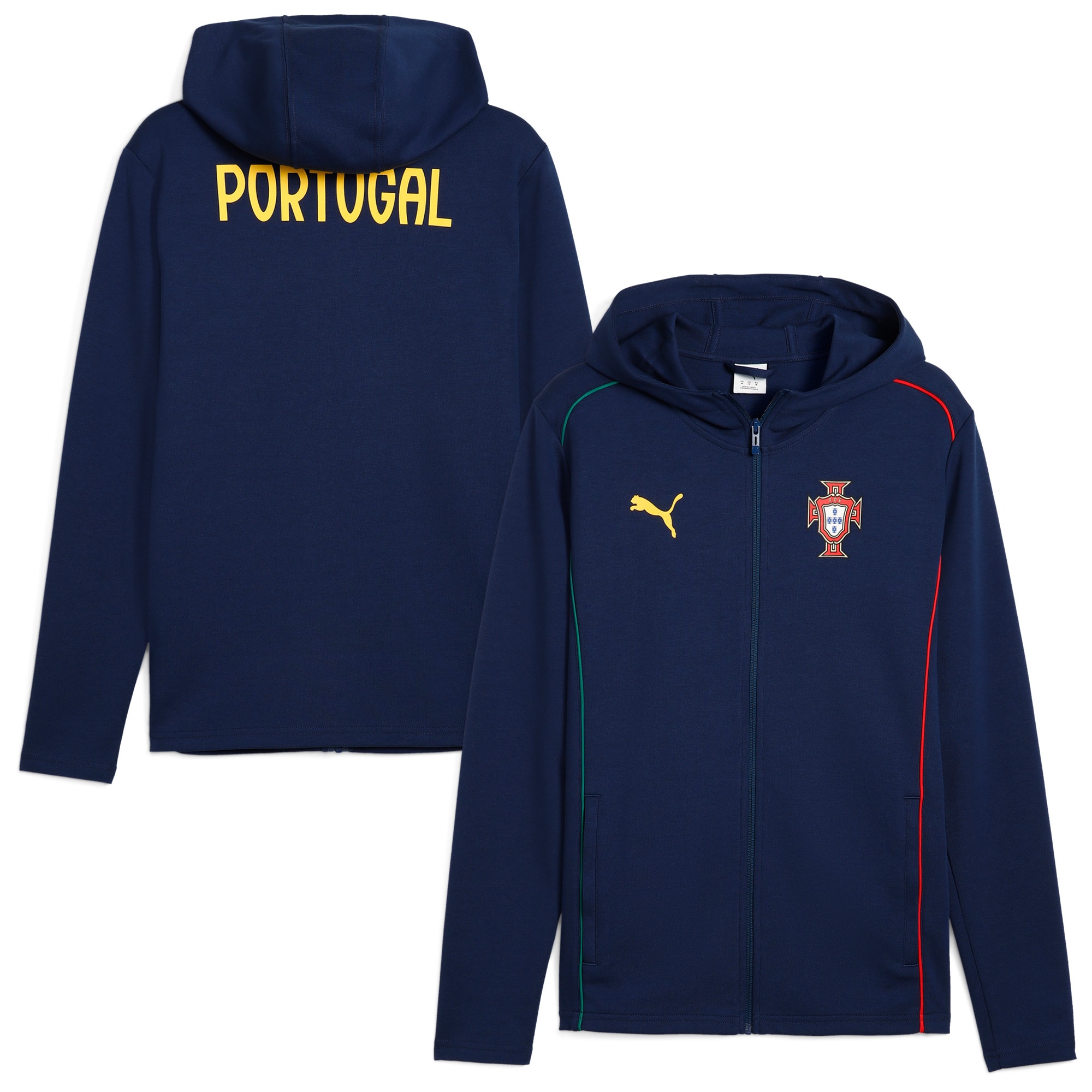 Shop portugal national team puma casuals full-zip hoodie – navy – Austria National Team T-Shirts and Jerseys