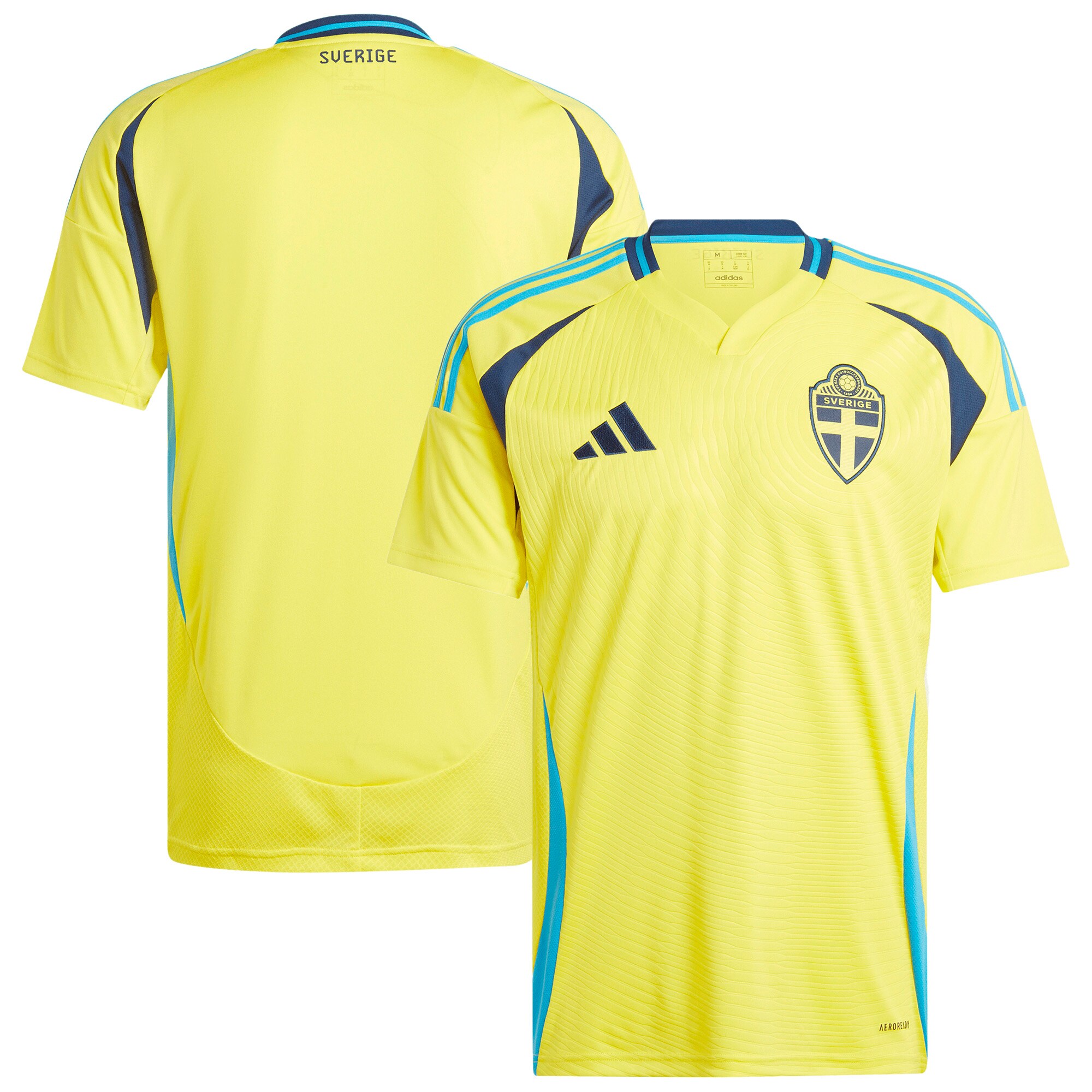 Shop sweden national team adidas 2024 home replica jersey – yellow – Austria National Team T-Shirts and Jerseys