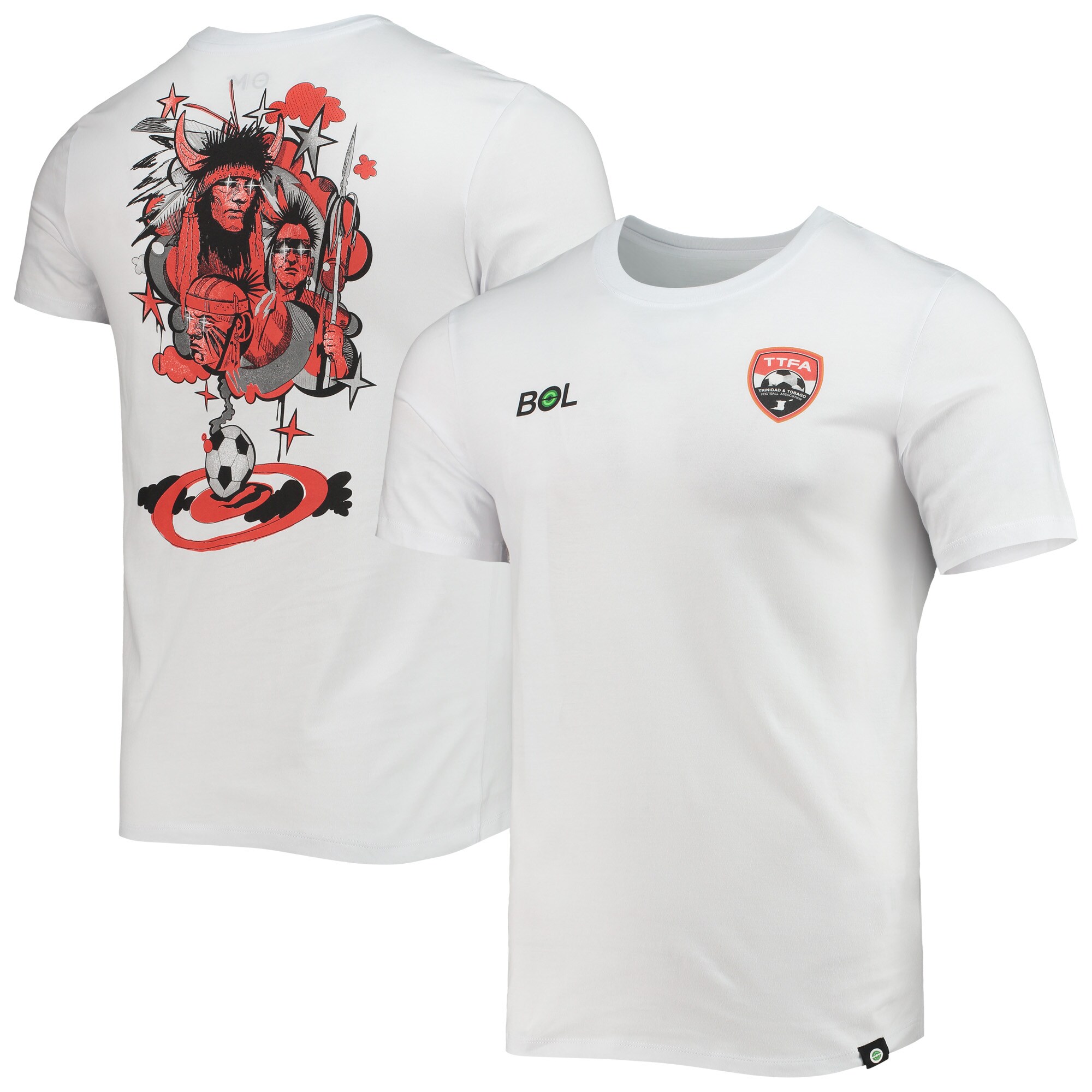 Shop trinidad and tobago national team warrior star t-shirt – white – Austria National Team T-Shirts and Jerseys