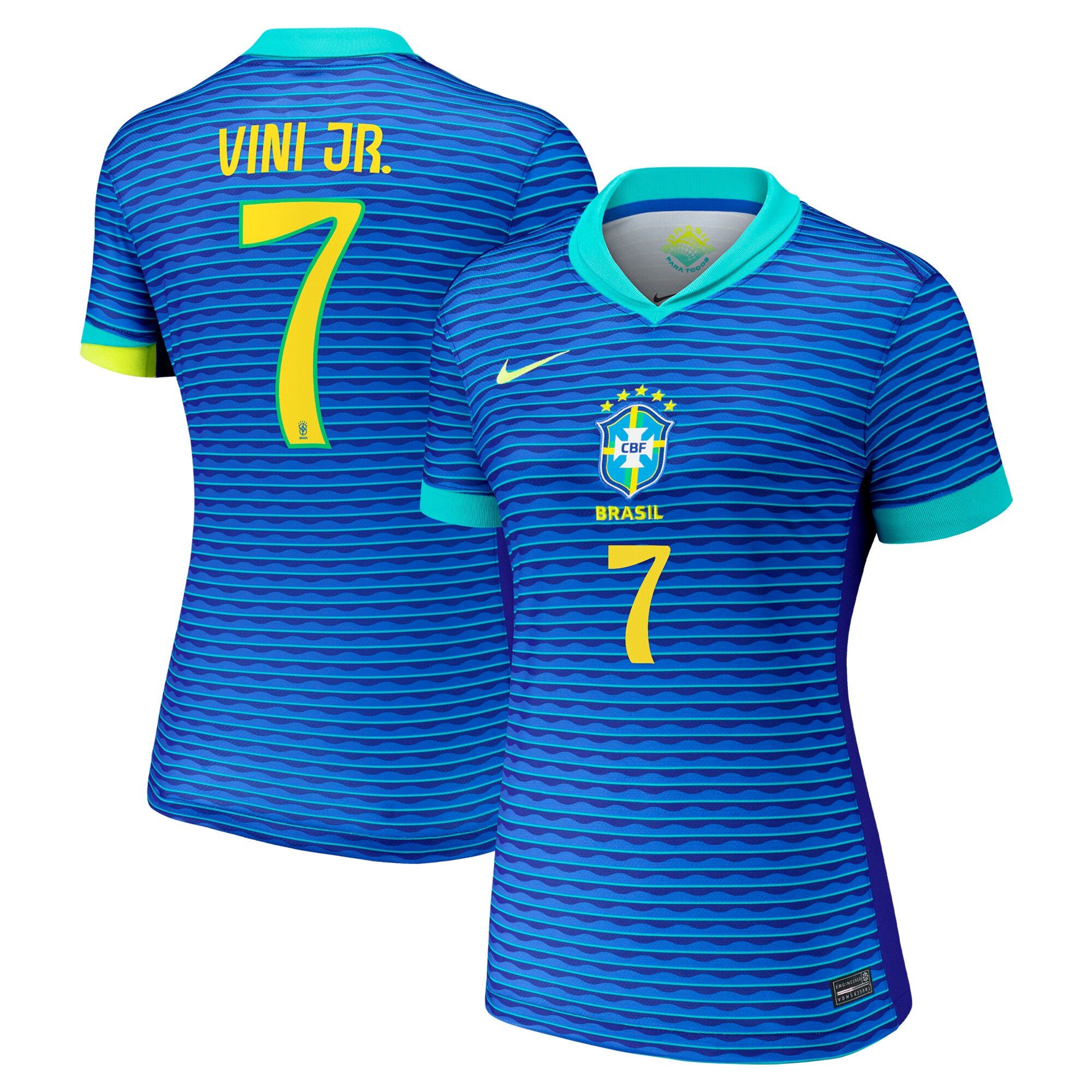 Shop vini jr. brazil national team nike women8217s 2024 away replica jersey – blue – Austria National Team T-Shirts and Jerseys